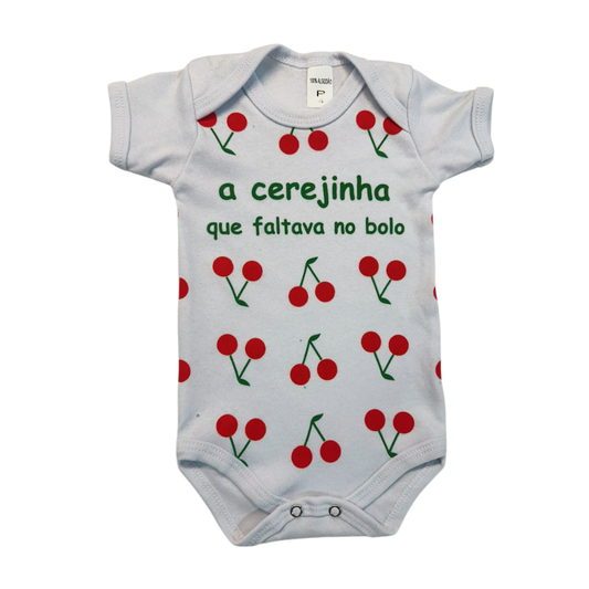 Body Bebê Cereja do Bolo