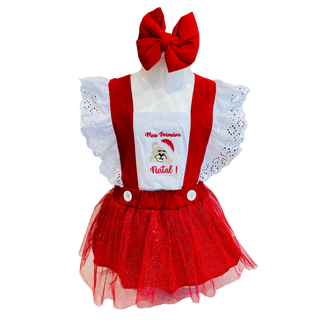 Romper Bebê Primeiro Natal Laise