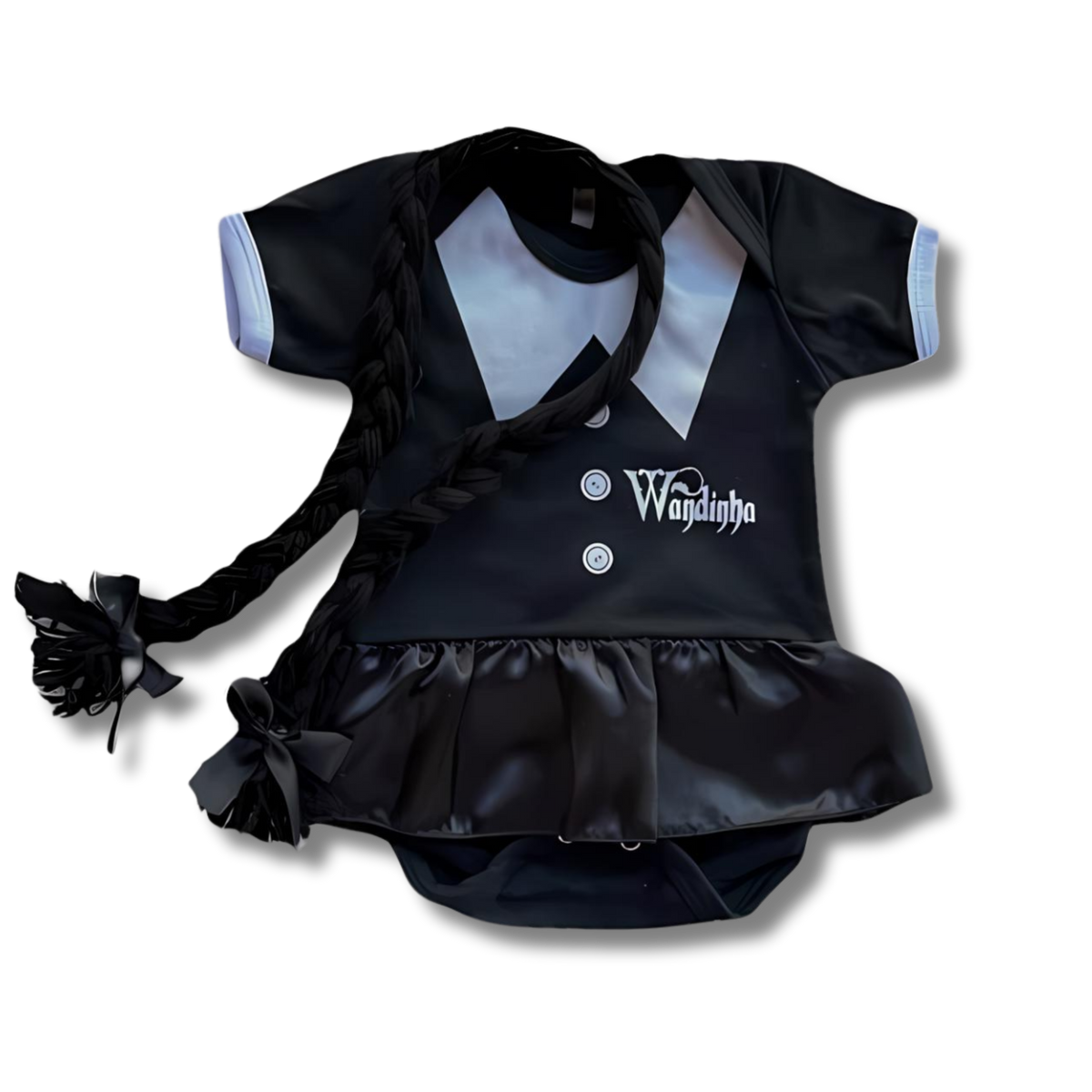Arco Bebe Trança Wandinha