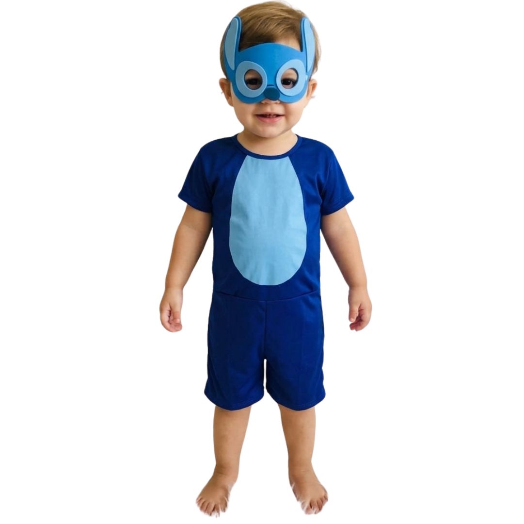 Fantasia Infantil do Stitch Macaquinho