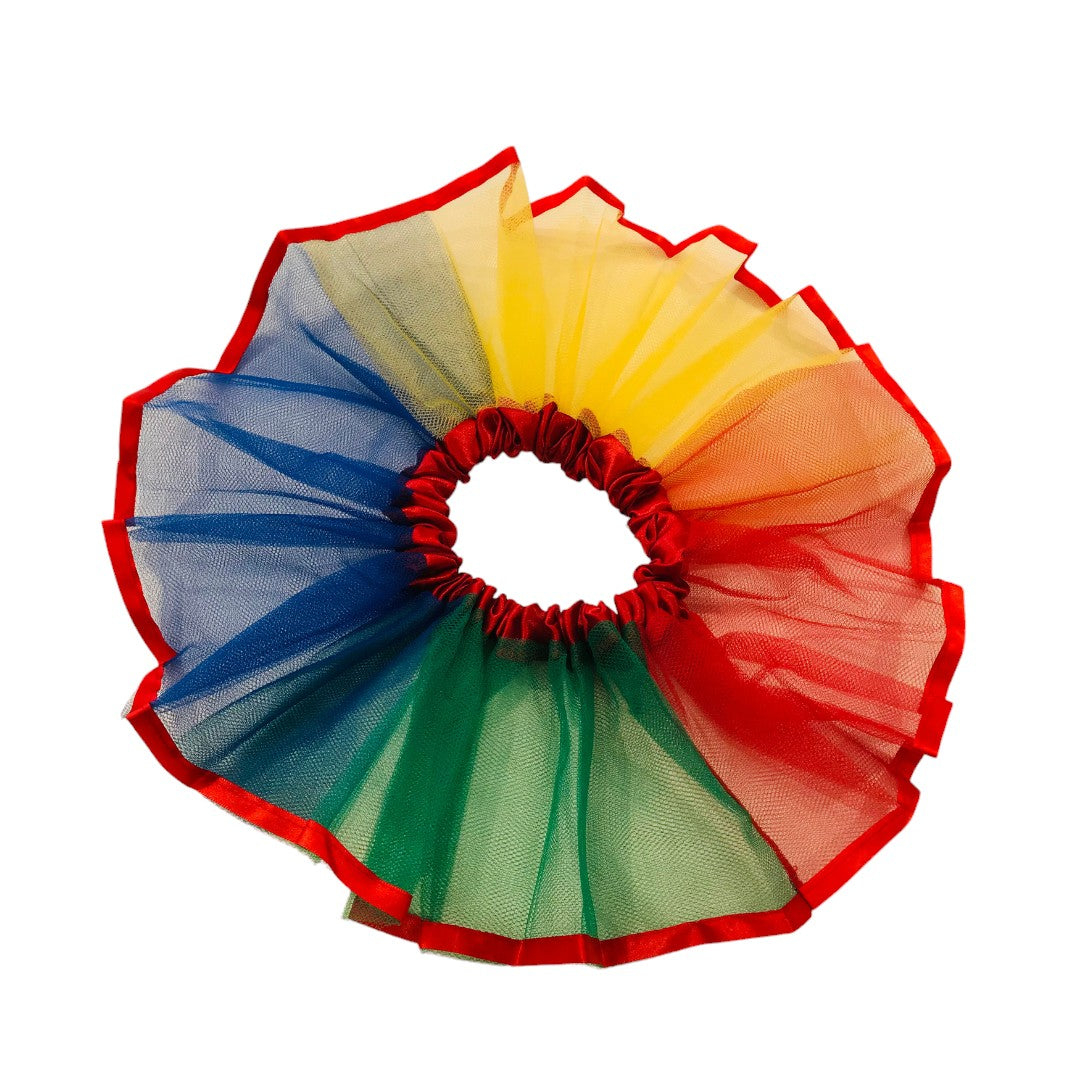 Saia Tule Bebê Colorida Carnaval