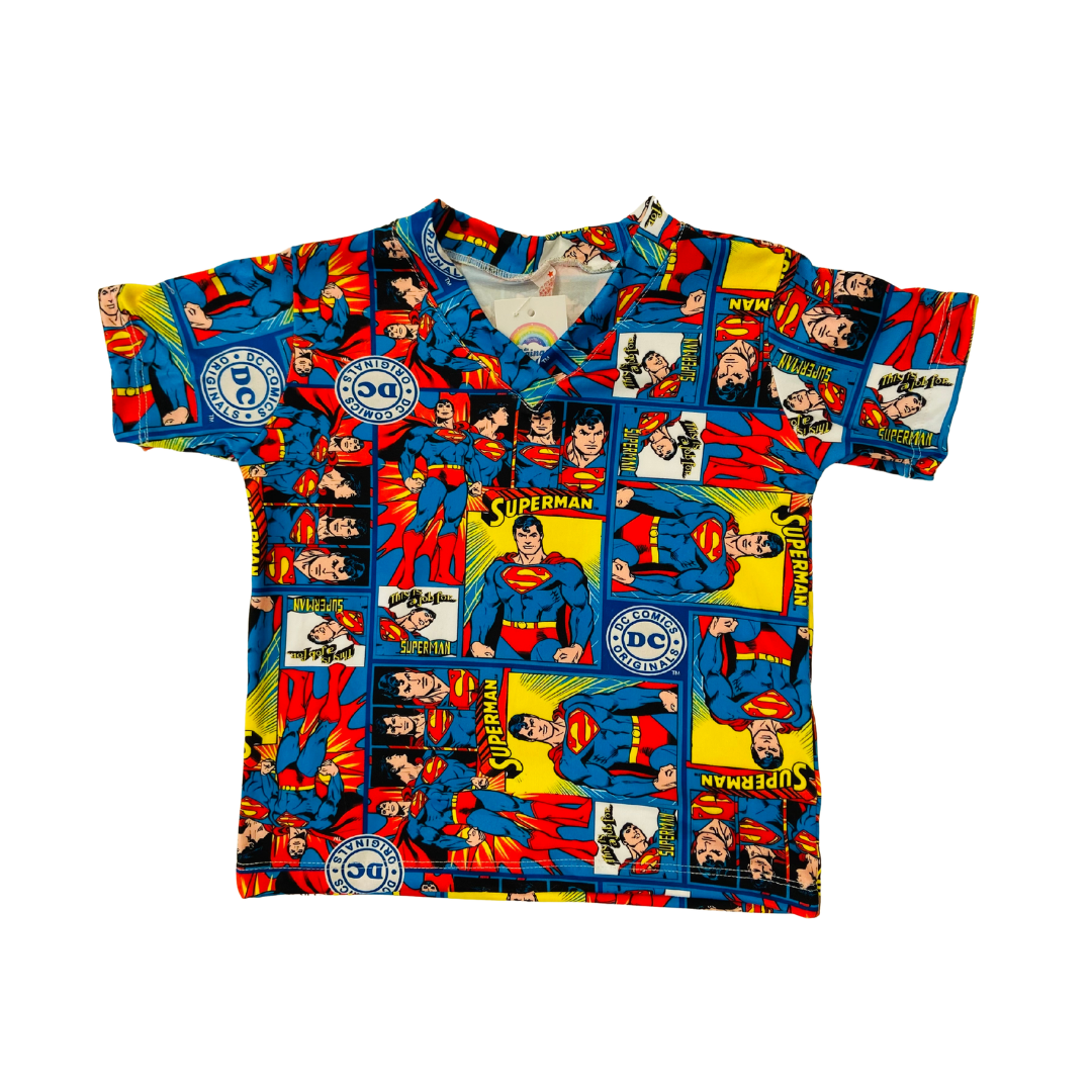 Pijama Infantil Manga Curta Super-Homem