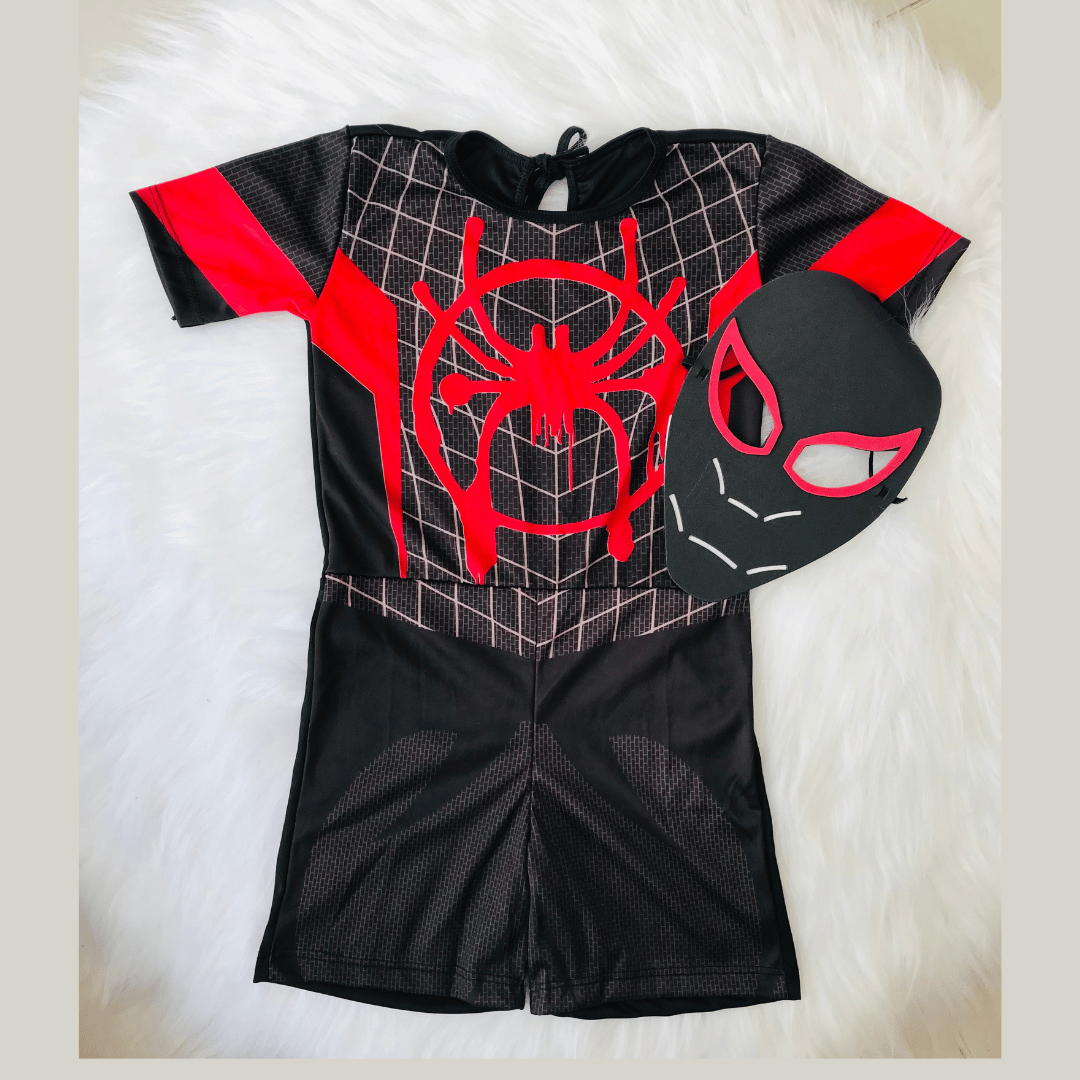 Fantasia Infantil Menino Aranha Preto