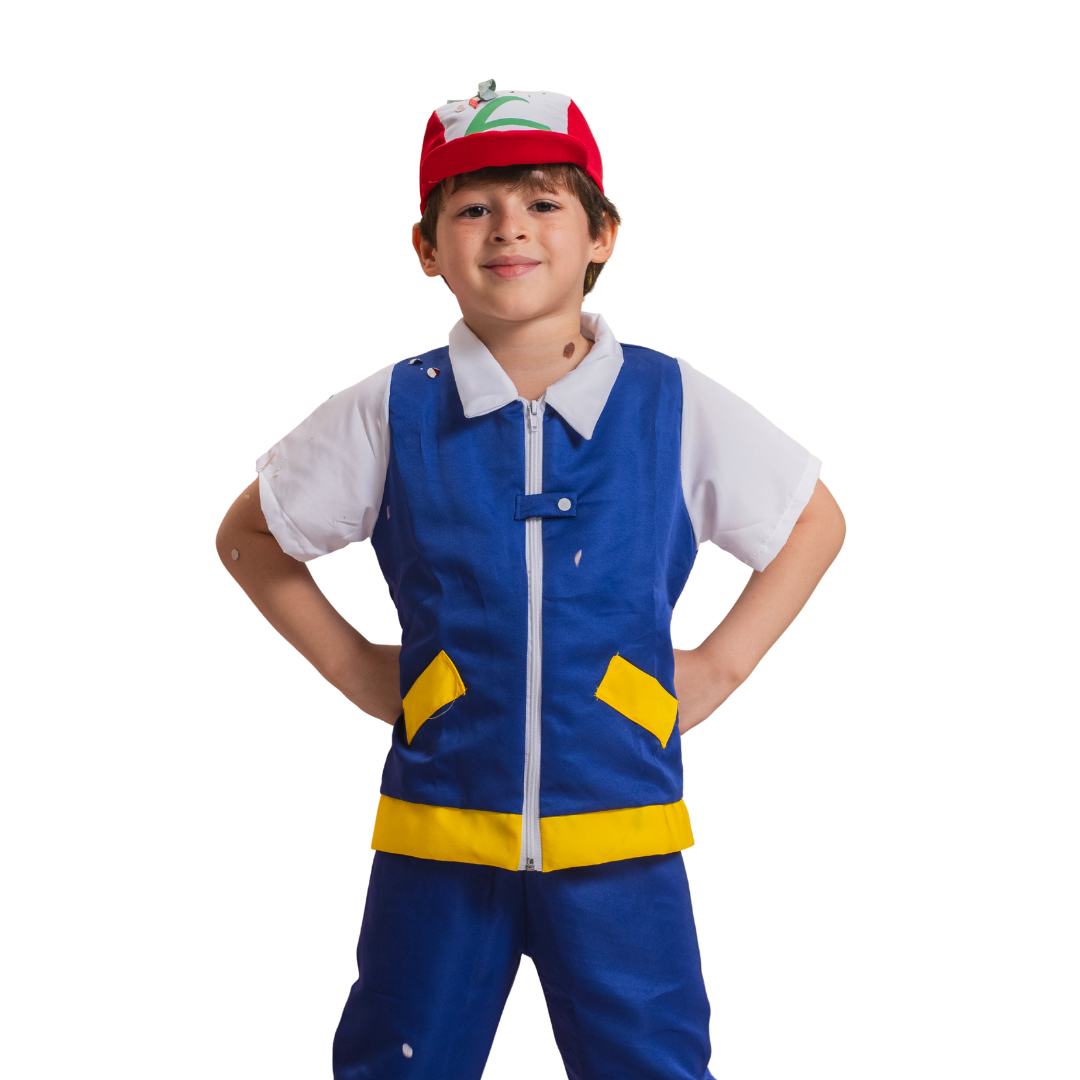 Fantasia Infantil Ash Ketchum Clássica