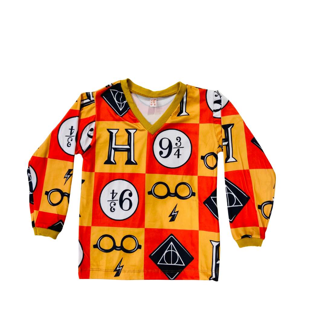 Pijama Infantil Manga Longa Harry Potter