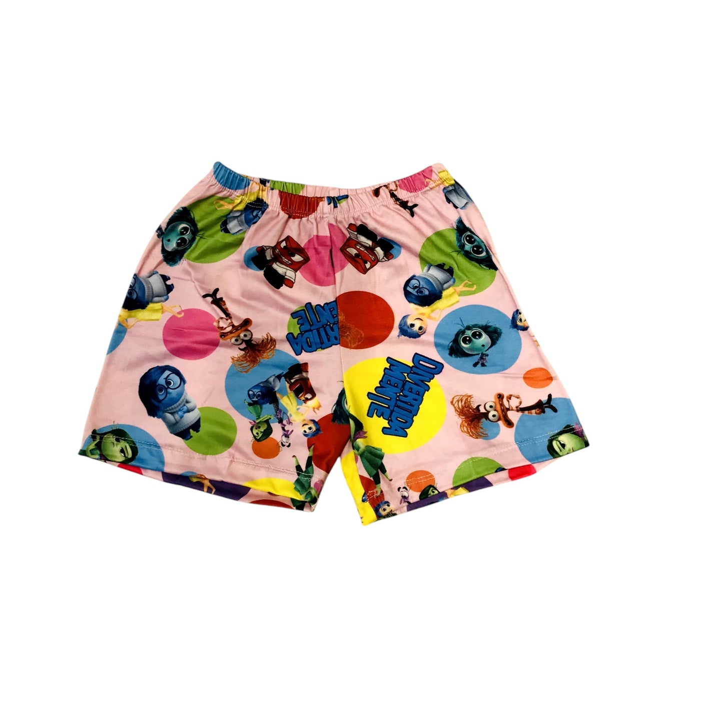 Pijama Infantil Manga Curta Divertidamente Rosa