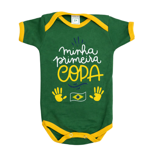 Body Bebê Mãozinha Copa