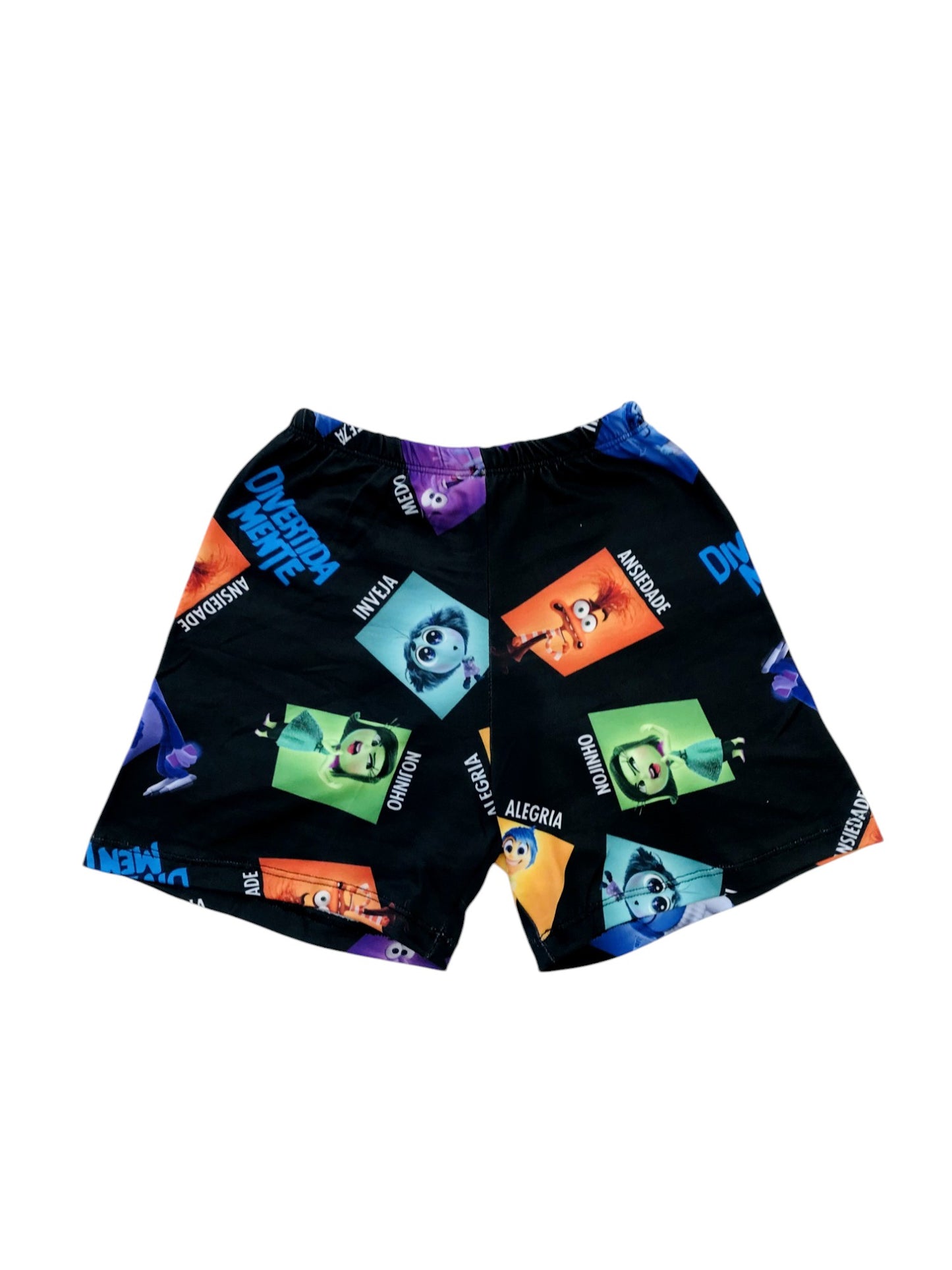 Pijama Infantil Manga Curta Divertidamente Preto
