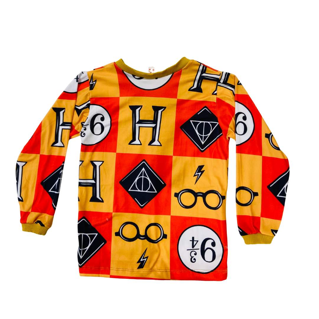Pijama Infantil Manga Longa Harry Potter