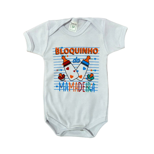 Body Bebê Bloquinho da Mamadeira