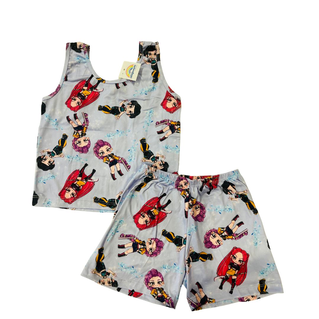 Pijama Infantil Regata Guerreiras do K-Pop