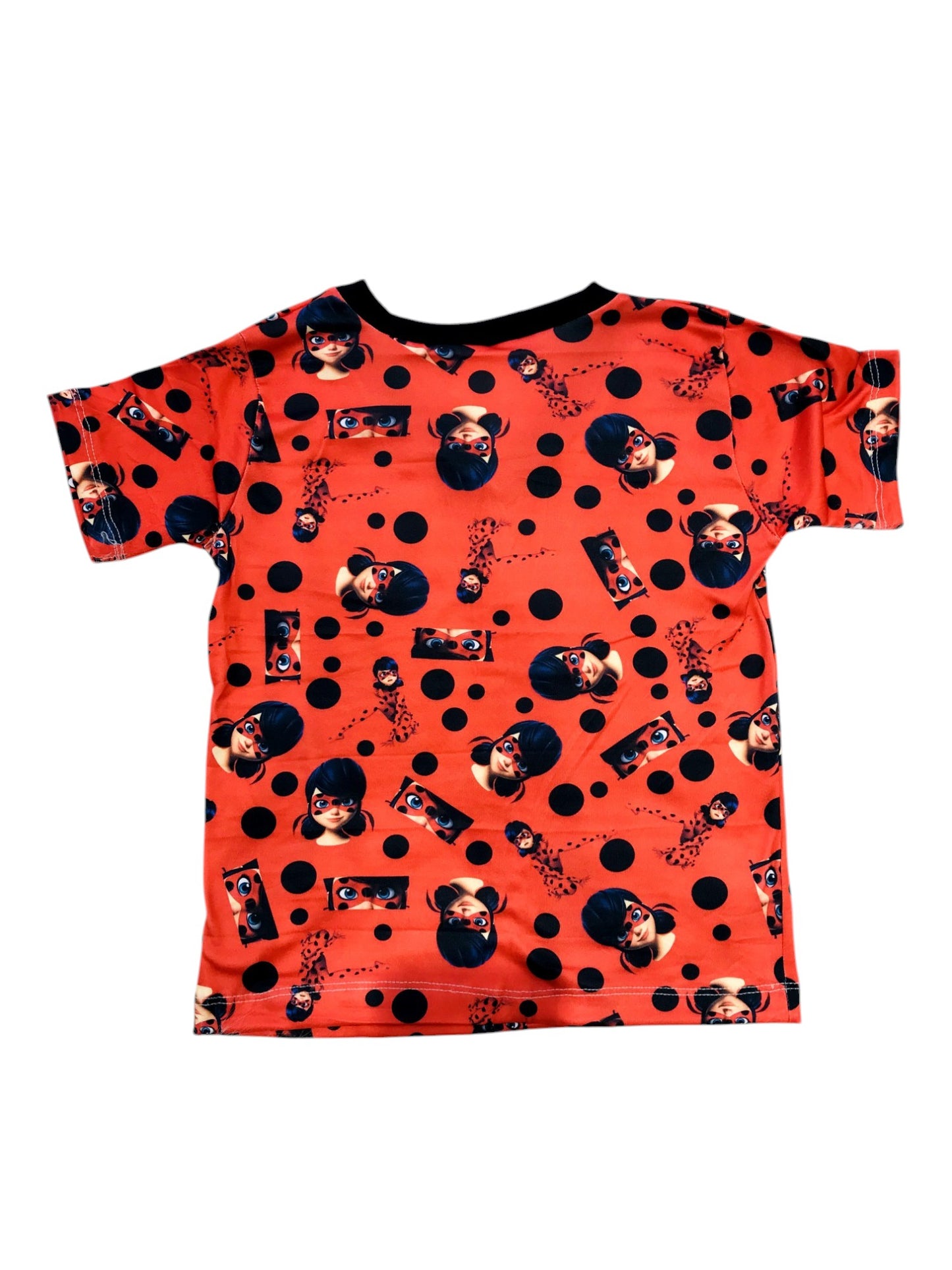 Pijama Infantil Manga Curta Lady Bug