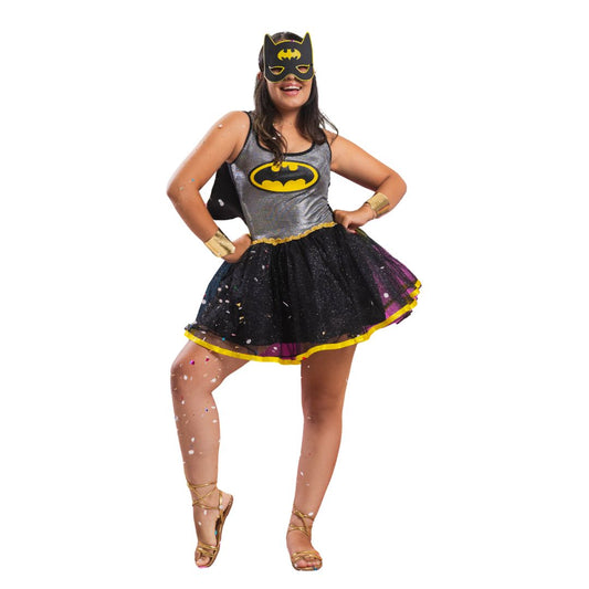 Fantasia Adulto BatGirl Prata
