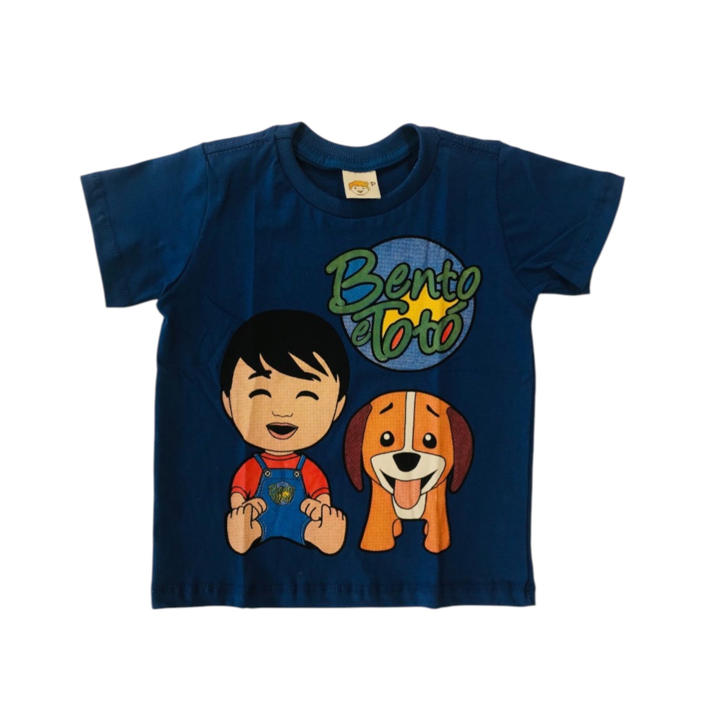 Camisa Infantil Manga Curta Bento e Totó