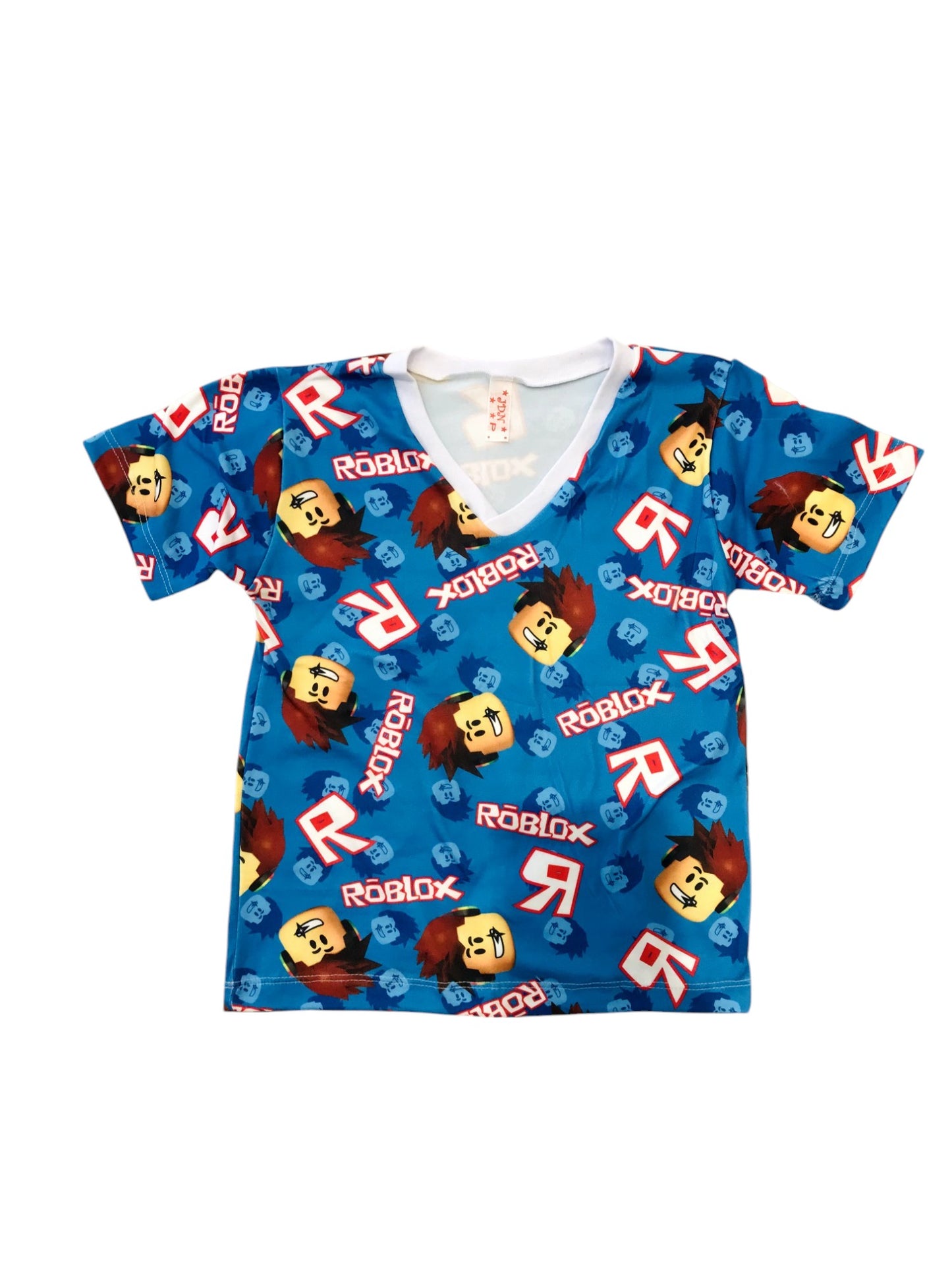 Pijama Infantil Manga Curta Roblox