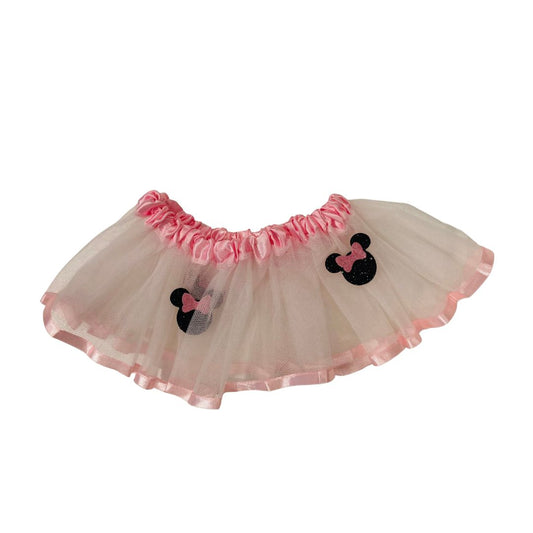 Saia Tule Bebê Minnie Rosa