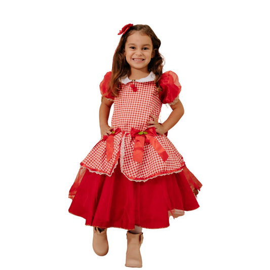 Vestido Festa Junina Cerejinha