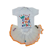 Saia Tule Bebê Carnaval