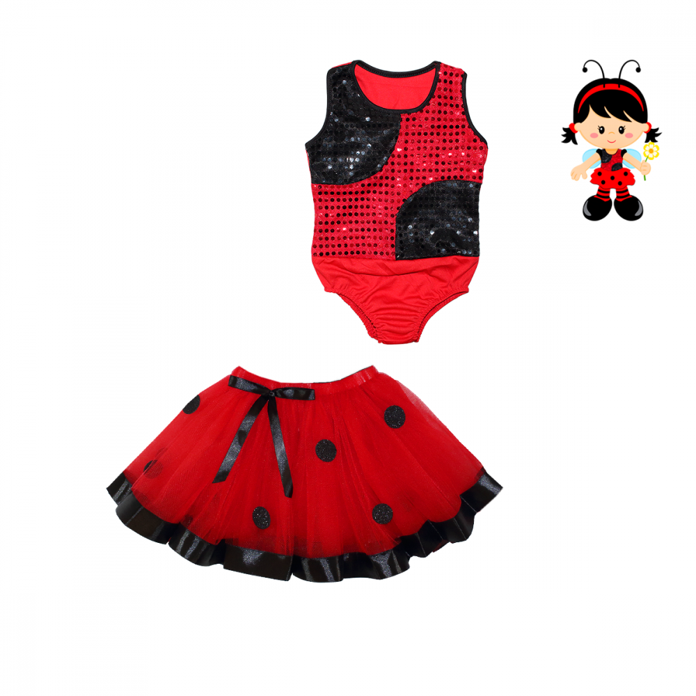 Fantasia Infantil Joaninha Glamour