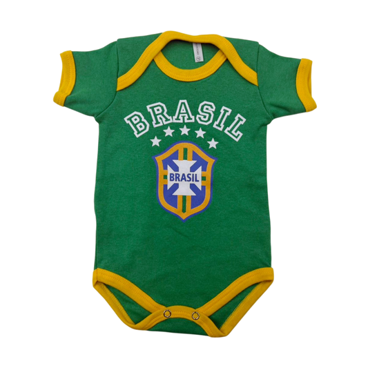 Body Bebê Brasil Verde
