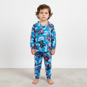 Pijama Infantil Manga Longa Stitch Héroi