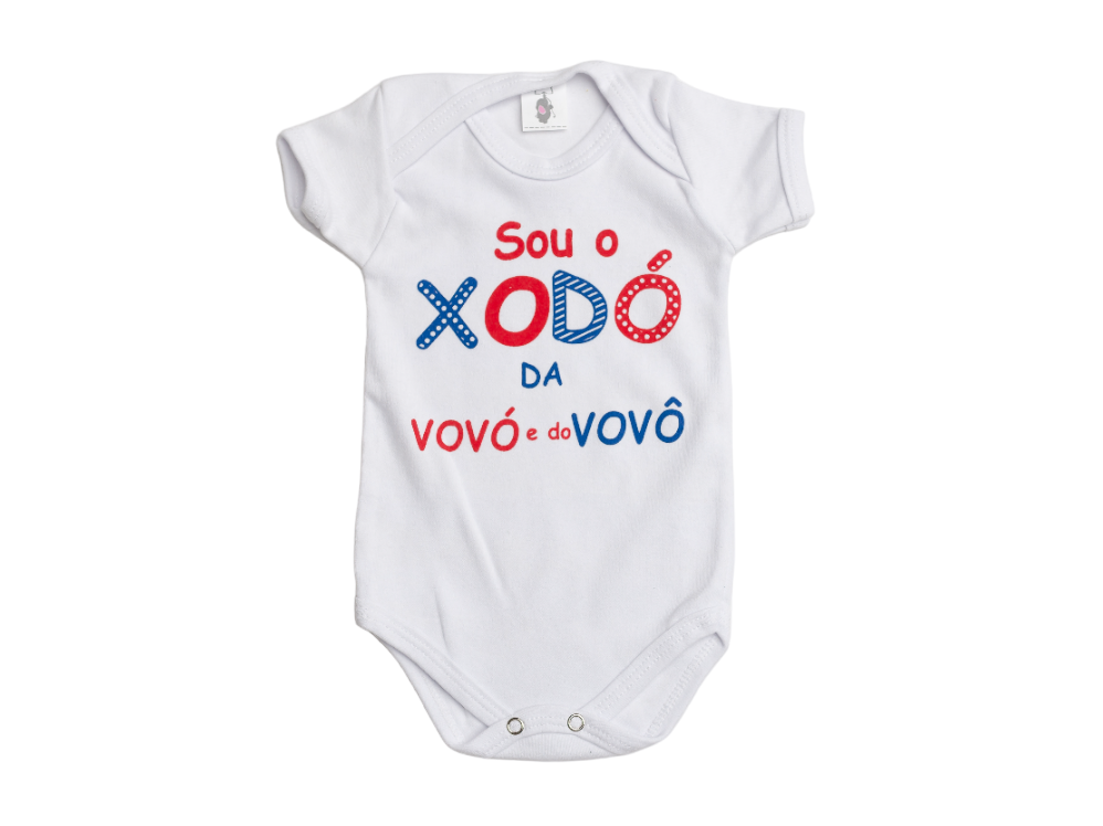Body Bebê Xodó da Vovó e do Vovô