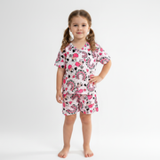 Pijama Infantil Manga Curta Vaquinha
