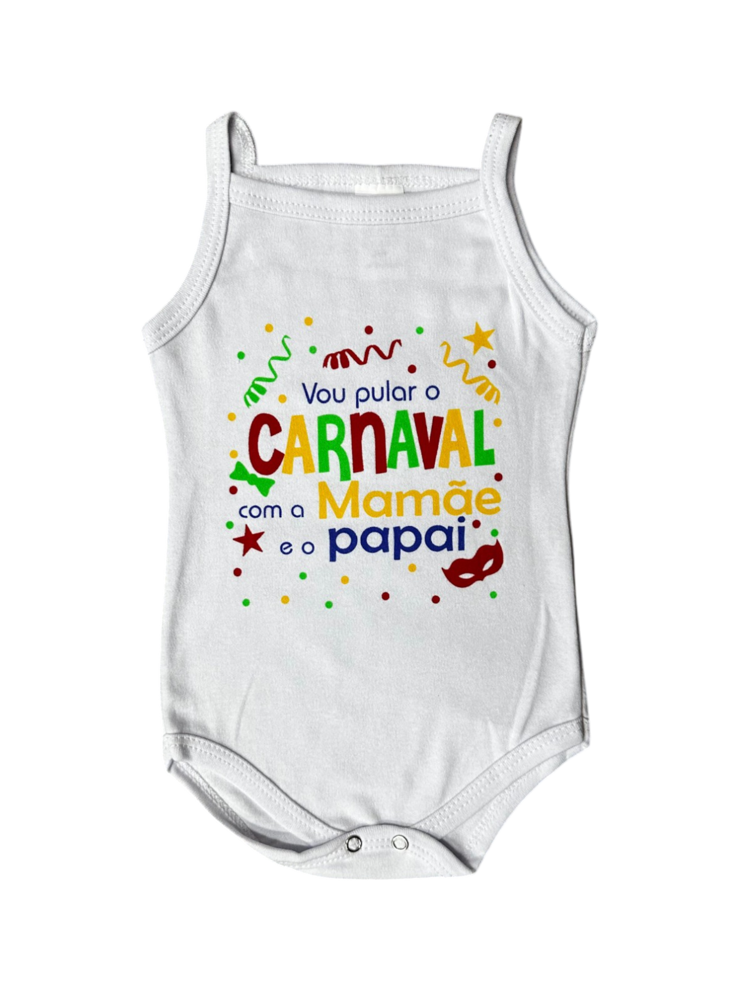 Body Bebê Pular Carnaval Alça