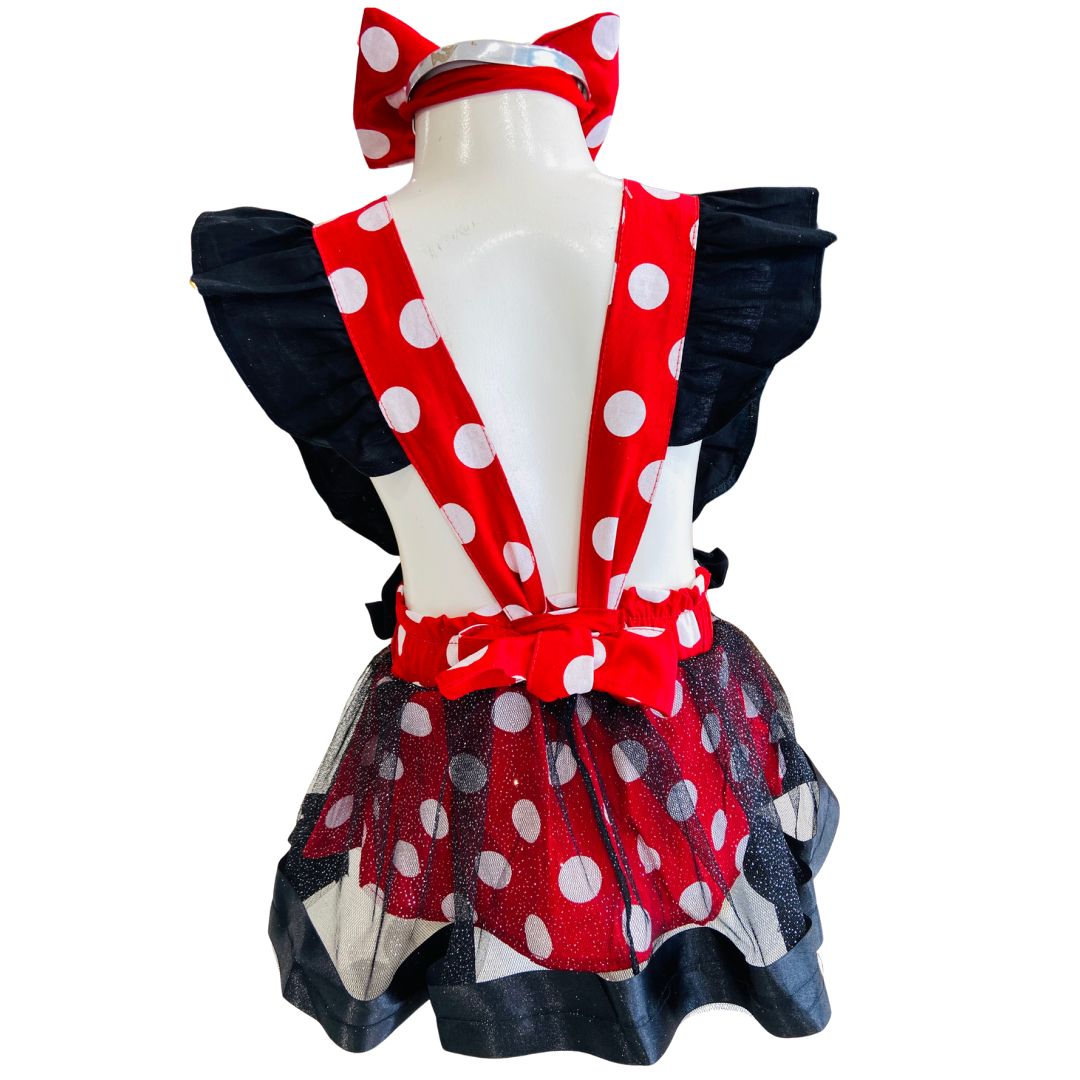 Romper Bebê Minnie Vermelha