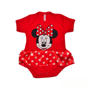 Body Bebê Minnie Vermelha