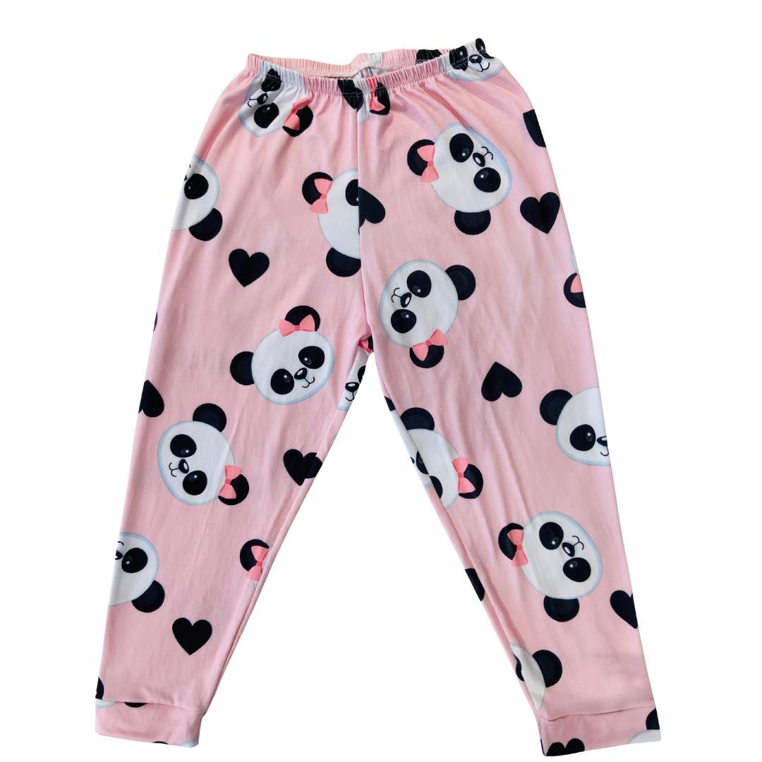 Pijama Infantil Manga Longa Pandinha