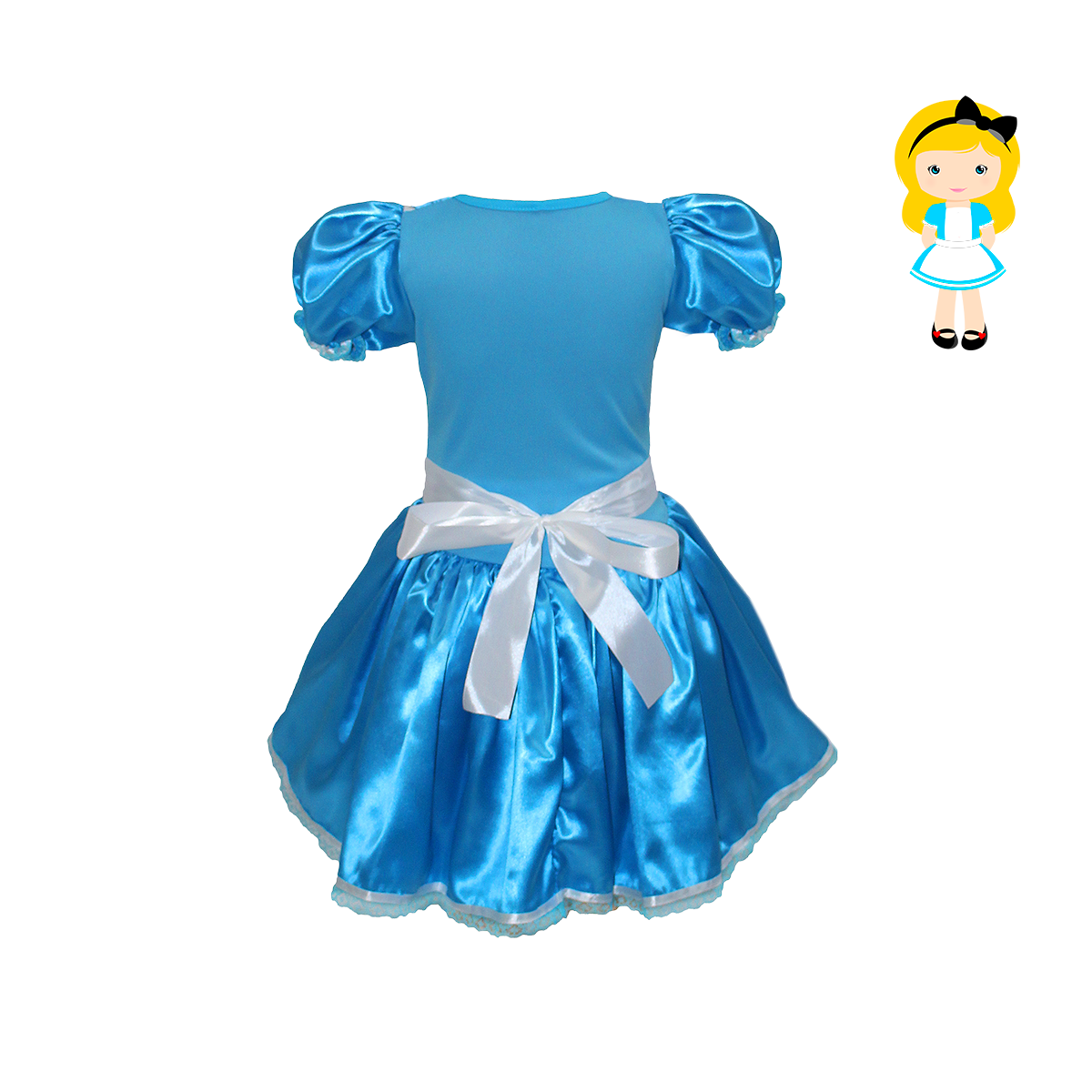 Fantasia Infantil Alice No País Das Maravilhas Clássica