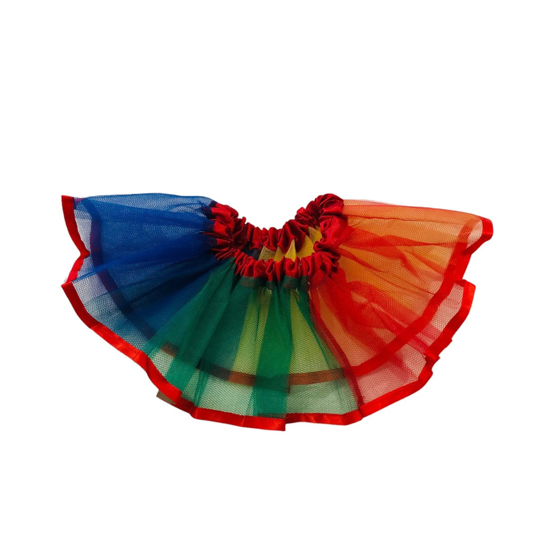 Saia Tule Bebê Colorida Carnaval