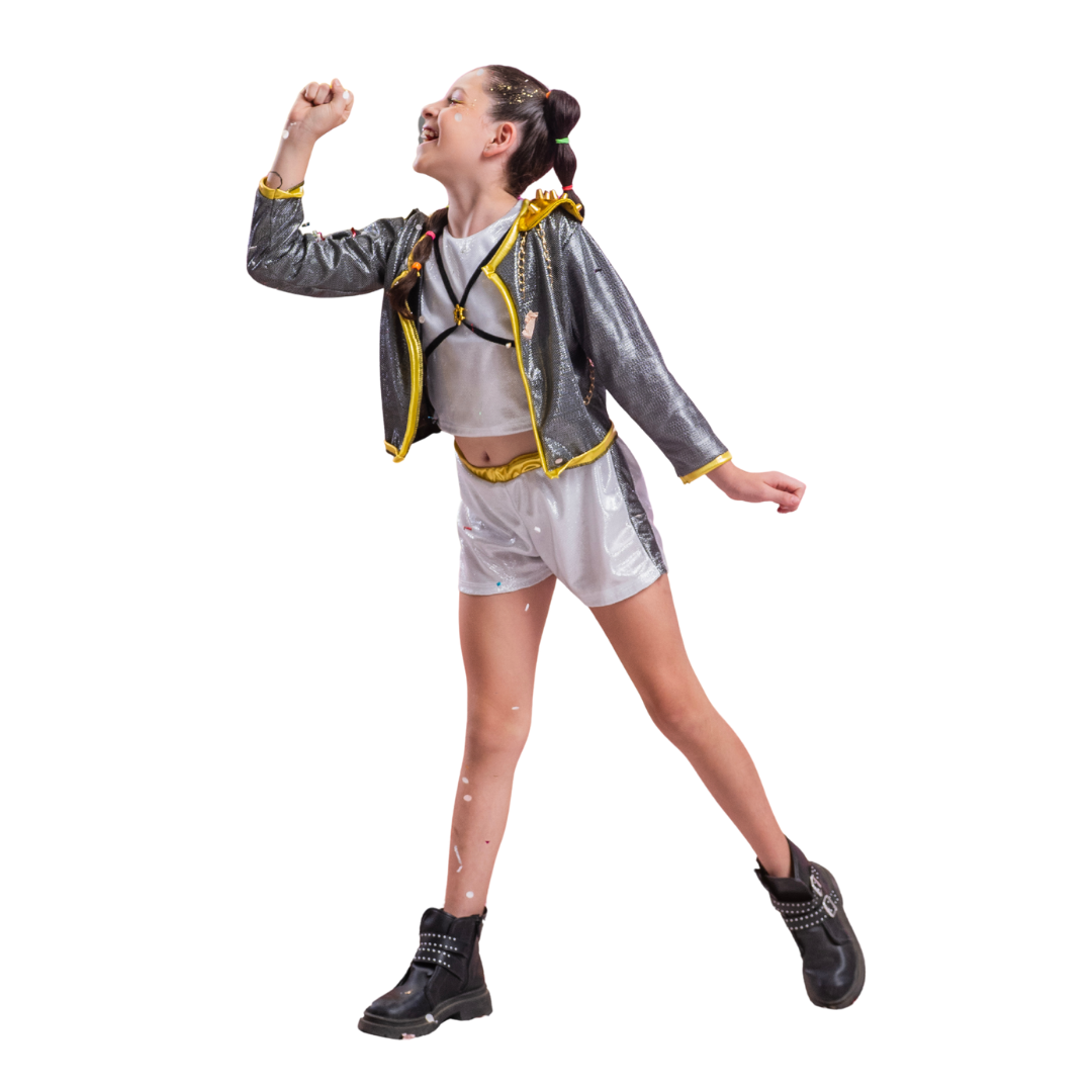 Fantasia Infantil Mira Glamour Guerreiras K-Pop