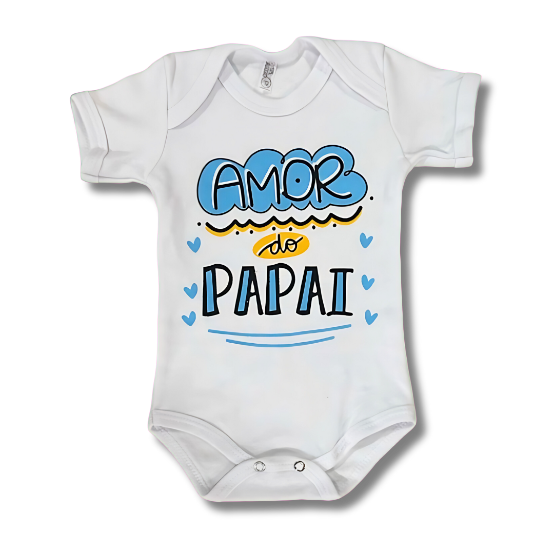 Body Bebê Amor do Papai