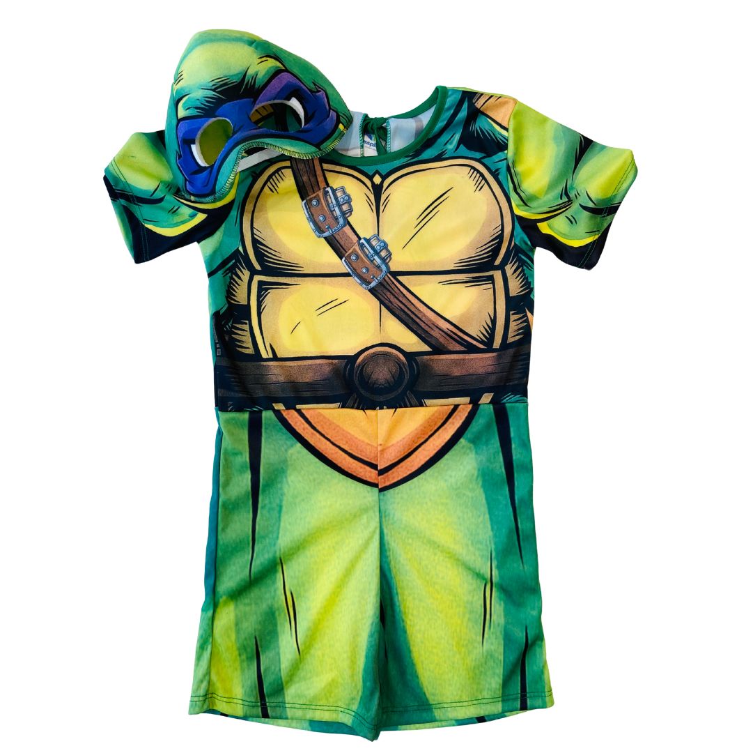 Fantasia Infantil Tartaruga Ninja Azul