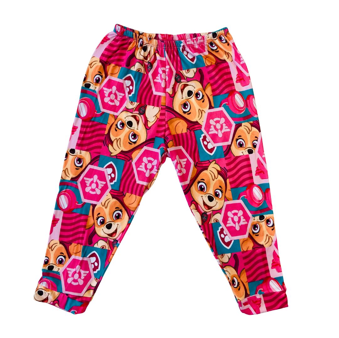 Pijama Infantil Manga Longa Skye Rosa