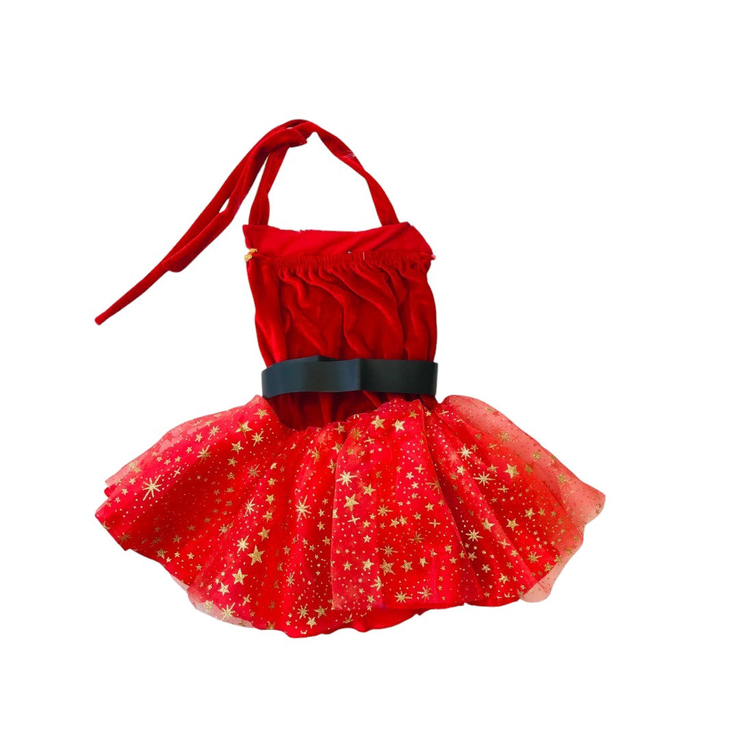 Fantasia Infantil Mamãe Noel Luxo