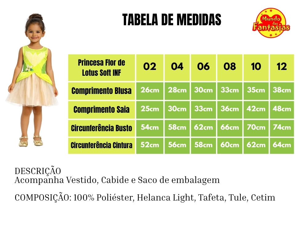 Fantasia Infantil Tiana Soft