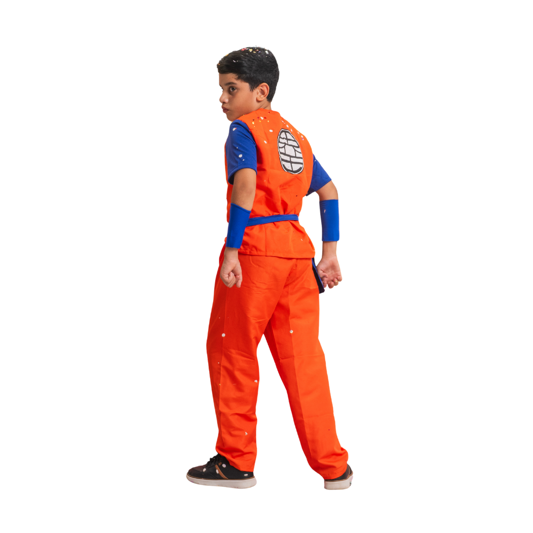 Fantasia Infantil Goku Longo Clássica