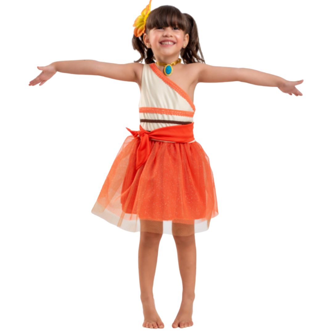 Fantasia Infantil Moana Glamour