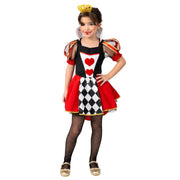 Fantasia Infantil Dama de Copa Luxo