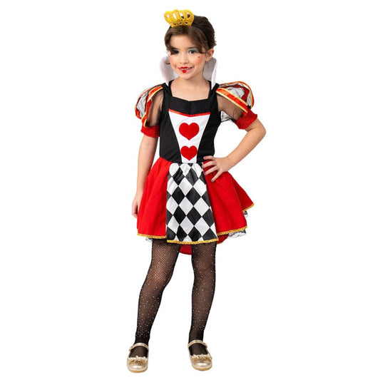 Fantasia Infantil Dama de Copa Luxo