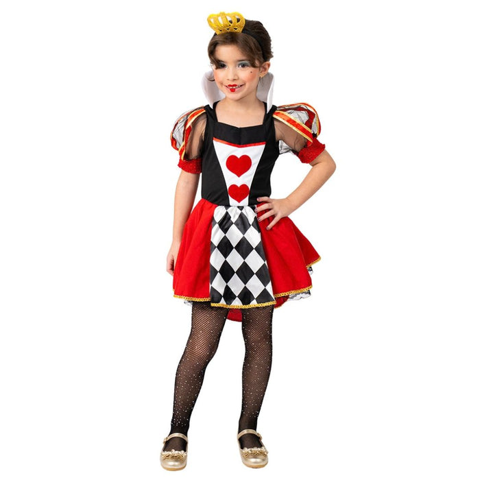 Fantasia Infantil Dama de Copa Luxo