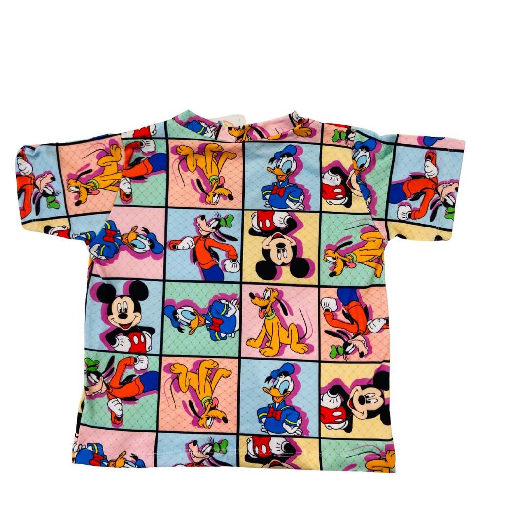 Pijama Infantil Manga Curta Turma do Mickey