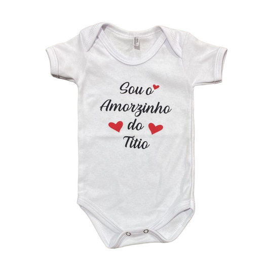 Body Bebê Amorzinho do Titio
