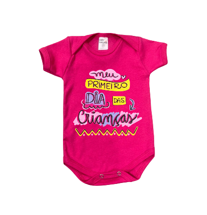 Body Bebê Dia das Crianças Menina