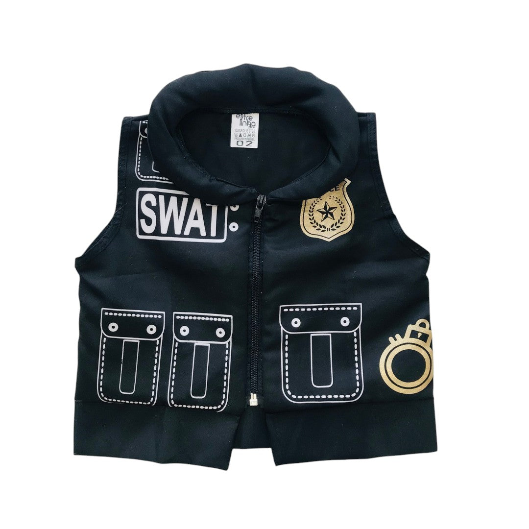 Fantasia Infantil Policial Swat Clássica