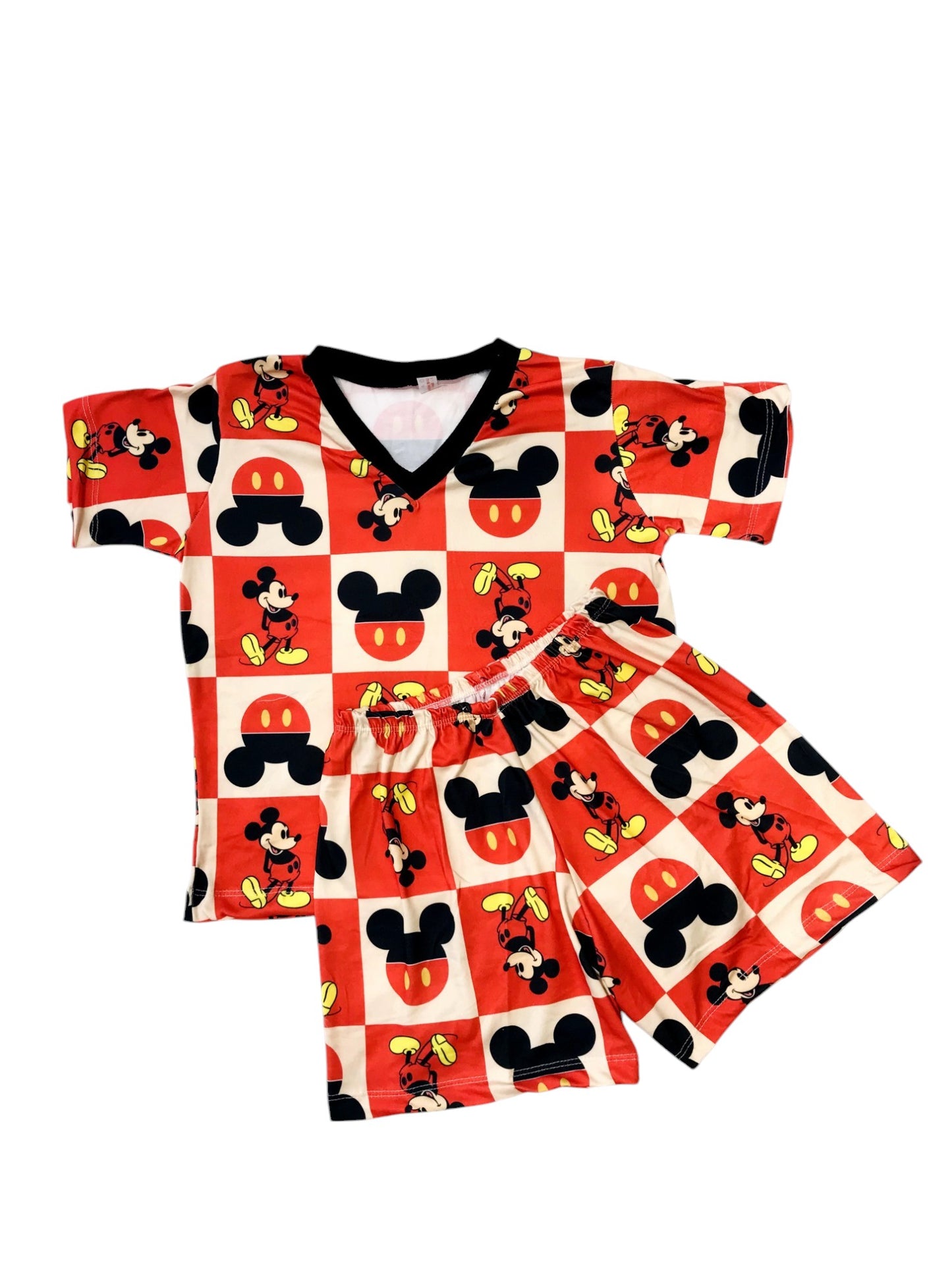 Pijama Infantil Manga Curta Mickey