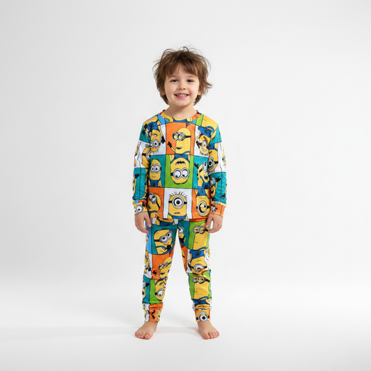 Pijama Infantil Manga Longa Minions